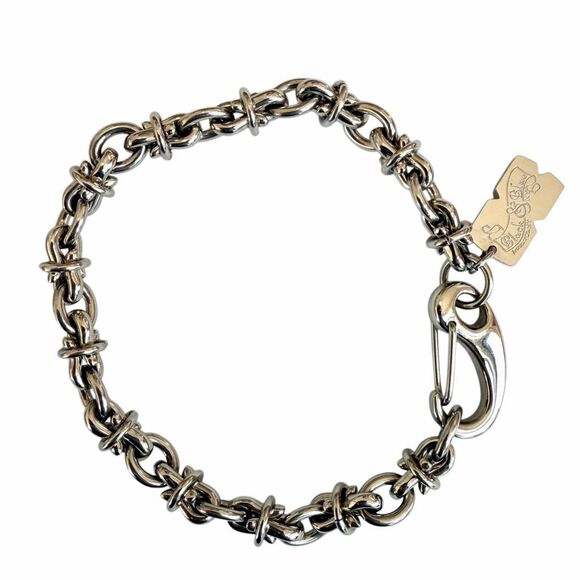 Black & Blue Jewelry Co Men’s Stainless SteelLink Statement Bracelet